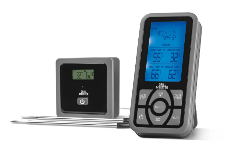 Grillmeister Draadloze keukenthermometer - BBQ Thermometer