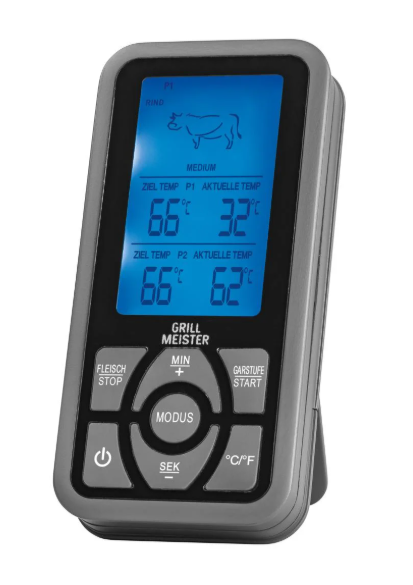 Grillmeister Draadloze keukenthermometer - BBQ Thermometer