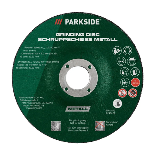 PARKSIDE® Slijpschijven - 125MM