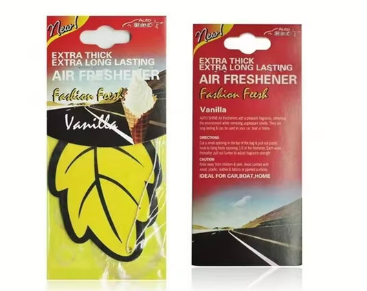 Geurboom Vanille - 6 Stuks